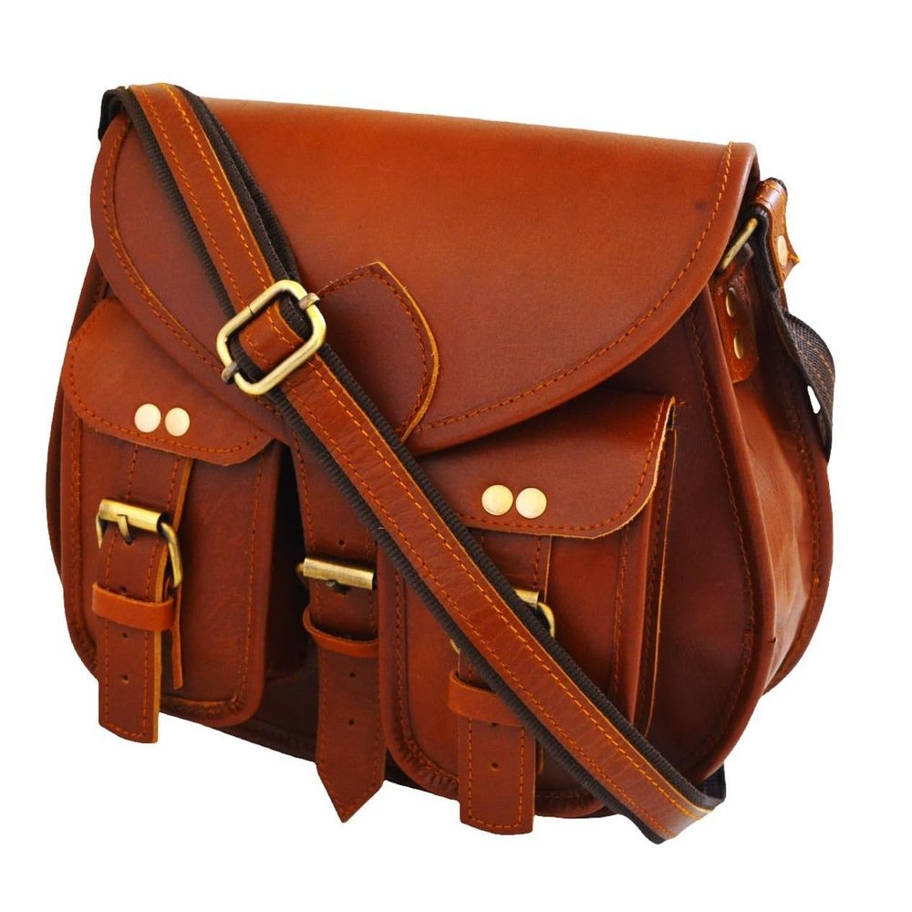 Elegant Tan Leather Hobo Bag - Picture 6 of 7